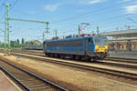 On 7 May 2018, MAV 630 023 passes solo through Kelenföld to pick up a freight at Budapest-Ferencvaros.