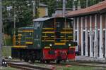 Diesel locomotive 2245 -638 shunting in Trieste station.