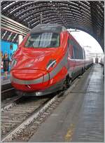 The FS Trenitalia ETR 600 001in the new Freccirossa coulor in the Milano Centrale Station. 
17.09.2025 The FS Trenitalia ETR 600 001in the new Freccirossa coulor in the Milano Centrale Station. 
17.09.2025