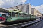 Tram 7019 has arrived at the stop at the station Roma Termini. May 7th, 2025