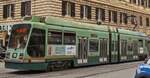 Tram 9018 runs along Avenue Napoleon III in Rome.