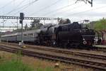 CFL 5519 takes water at Wasserbillig on 29 April 2018 -after 30 minutes, she will continue the journey to Trier. 