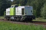 Captrain 102 passes Dordrecht Bezuydendijk on 26 Augustus 2016.