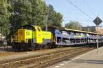 RF 105 shunted autotransporter wagons in 's Hertogenbosch on 11 June 2009.