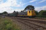 On 8 July 2017, ex-NS 2205 quits Simpelveld with an extra train to Kerkrade.