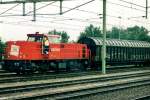 NS 6496 shunts at Nijmegen CS on 21 December 1999.l