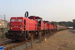 Unit cargo train with 6412 enters Venlo on 22 August 2018.