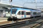 Breng 5047 stands partly in the shadows at Arnhem Centraal on 14 March 2014.