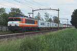 On 5 June 2024 RFO 1837 hauls a container train through Hulten.
