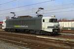 RADVE/RXP 9903 runs slowly through Amersfoort on 2 March 2025 before going to Bad bentheim to pick up a new EMU for NS Reizigers there.