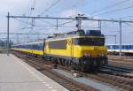 NS push-pull set is pushed out of Nijmegen by 1757 on 6 August 2012.