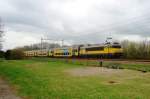 NS 1713 with commuter stock passes Alverna on 17 April 2013.