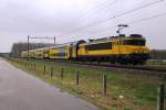 NS 1716 pushes commuter stock at Alverna on 12 April 2013.