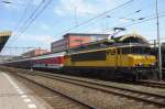 NS 1755 leaves 's Hertogenbosch with an EETC overnight train to Livorno, Italy, on 31 May 2013.