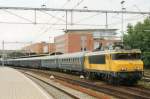 On 18 July 2005 NS 1745 with EETC night train to Livorno leaves 's Hertogenbosch. 