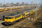 NS 1741 with regional train to Deurne leaves Njimegen on 10 March 2017.