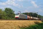 Tank train with 186 259 passes Tilburg Oude Warande on 27 July 2018. 