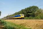 NS 186 034 passes Tilburg Oude Warande on 26 July 2018.