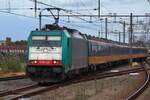 On 24 August 2018 IC-Direct with 186 226 enters Breda for the haul to Amsterdam Centraal via Rotterdam and the HSL line.