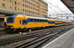 NS 7526 takes a shelter from the rain at Amersfoort on 25 February 2017.