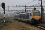 On a murky 18 January 2024 NS 2202 leaves Boxtel.