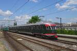 NS(M) 273 quits Nijmegen on a condition ride on 13 May 2023. A planned transfer haul of an even older EMU from Blerick to Utrecht-Maliebaan was cancelled due to a technical damage on that older EMU, but was no cause at all to cancel a nice condition ride.