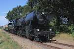 Every hour a steam train. It is done by the VSM during their annualy held  Terug naar Toen  steam train bonanza (held every first complete weekend in September) and one of the trains from Apeldoorn is hauled by 52 3879 that is about to enter at Beekbergen, the preservationists' head quarters. 