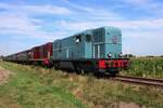 VSM's  2412 hauls a special shuttle train through Lieren on 7 September 2024.