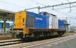 Volker Rail 203-3 stands at Utrecht Centraal on 8 August 2008.