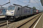 Metrans 186 182 passes through Zwijndrecht on 23 July 2016.