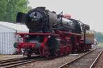 VSM 41 241 stands in Loenen on 7 September 2024 during the  terug naar Toen  train bonanza, that sees each year a steam train between Beekbergen and Loenen every 50 minutes and a steam train between