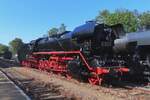 VSM 44 1593 stands in Loenen on 7 September 2024 during the  terug naar Toen  train bonanza, that sees each year a steam train between Beekbergen and Loenen every 50 minutes and a steam train between Beekbergen and Apeldoorn every hour. 