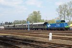 With ex-Prussian stock SM42-1258 takes part in the loco parade at Wolsztyn on 30 April 2016.