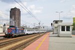 SM42-506 shunts in Katowice on 3 May 2016.