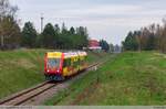 10.04.2019 | Głogów Małopolski - SA134-022 enter the station, going from Rzeszów to Lublin.