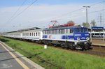 In best weather EP07-1069 calls at Warszawa Zachodnia on 3 May 2016.