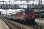 EuroCity 105 JAN SOBIESKI has received fitting traction in the form of EP09-023 at Bohumin on 30 May 2012. EuroCity 105 JAN SOBIESKI has received fitting traction in the form of EP09-023 at Bohumin on 30 May 2012.
