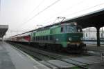 PKP ET22-990 with TKL to Gdansk awaits departure from Poznan Glowny on 29 April 2011.