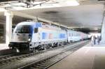 The dark hole that Poznan Glowny has become: a less-than-ideal photograph of PKP 370 007 with EC to warsaw at Poznan Gl. on 5 June 2013.