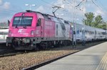 On 2 May 2016 PKP 370 002 stands in Warszawa Wschodnia.