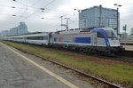 With PKP-stock 370 008 passes through Warszawa Zachodnia on 2 May 2016.