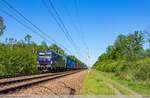 12.05.2024 | Szaniawy - Vectron (193 566) is heading towards Łuków.