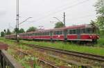 PKP EN57-1333 passes Gliwice-Labedy on a grey 28 May 2015.