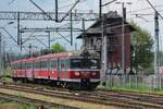 With a stopping train to Raciborz EN57-659 is about to call at Katowice on 3 May 2016.