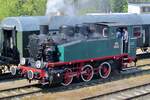 TKh 05353 prepares herself at Wolsztyn station for the steam loco parade on 30 April 2025.