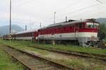 ZSSK 754 082 stands stabled at Vrutky with her Rychlyk to Zvolen on 30 May 2015.