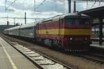 Ex-ZSSK 751 131 stands ready to bank an extra train at Benesov u Prahy on 28 September 2025.