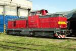 T466 0254 stands in Vrutky Nakladi Stanica during an Open day on 30 May 2015.
