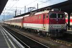 On 30 May 2015 ZSSK 361 002 calls at Zilina. Class 361 is a midlife rebuild of older locos of Classes 162 and 163. Externally, the main difference is that Class 361 have monobloc wheels, where all other Eso/Pershing locos of both CD and ZSSK have spoked wheels.