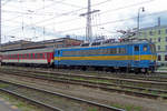 ZSSK 363 136 calls at Zilina on 15 May 2018.